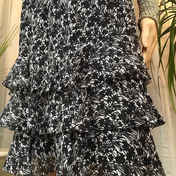 BEAUTIFULLY LAYERED ANN TAYLOR CHIFFON SKIRT - Picture 8 of 12